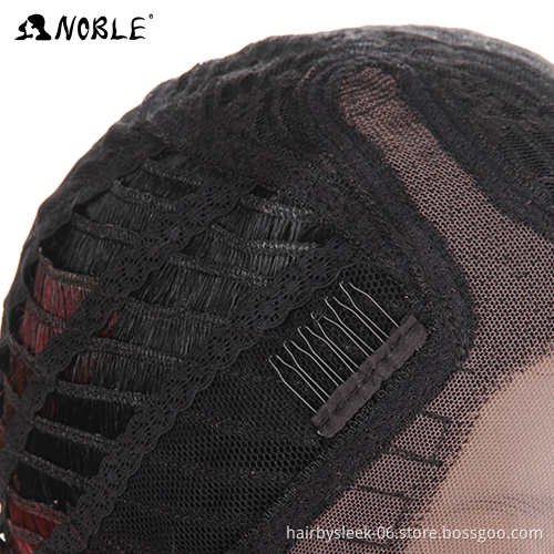 Noble gold synthetic hair high quality deep curly ombre color hair fashion lace front wig